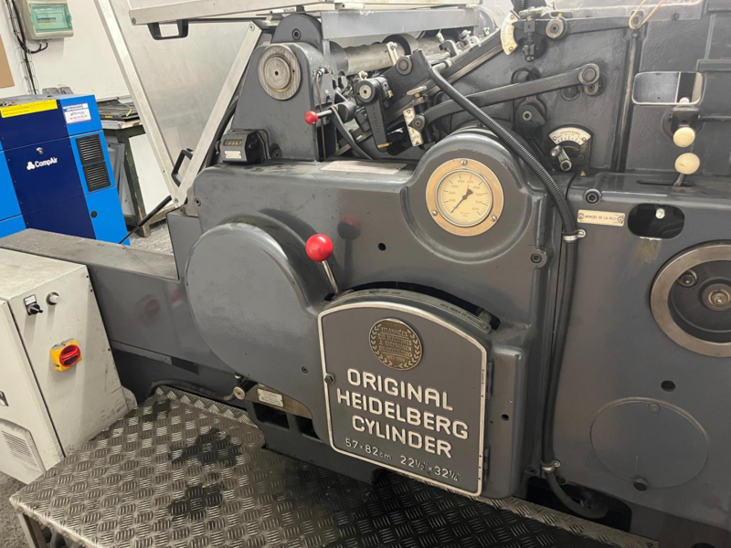 SBB 57x82 HEIDELBERG CYLINDER – Press de découpe