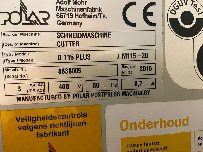 MASSICOT - POLAR 115D PLUS