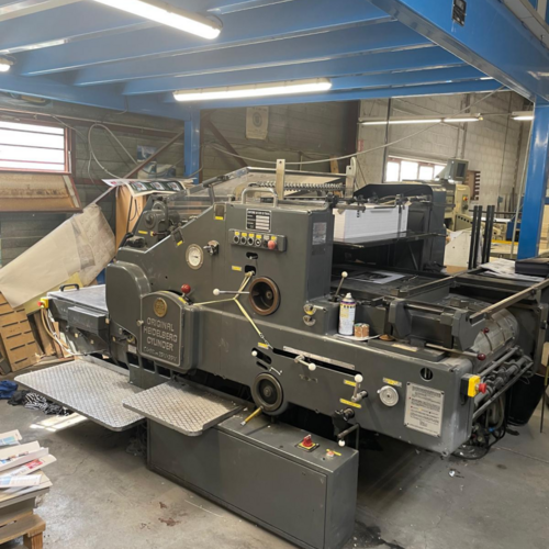 SBD 64x90 HEIDELBERG CYLINDER – Presse de découpe
